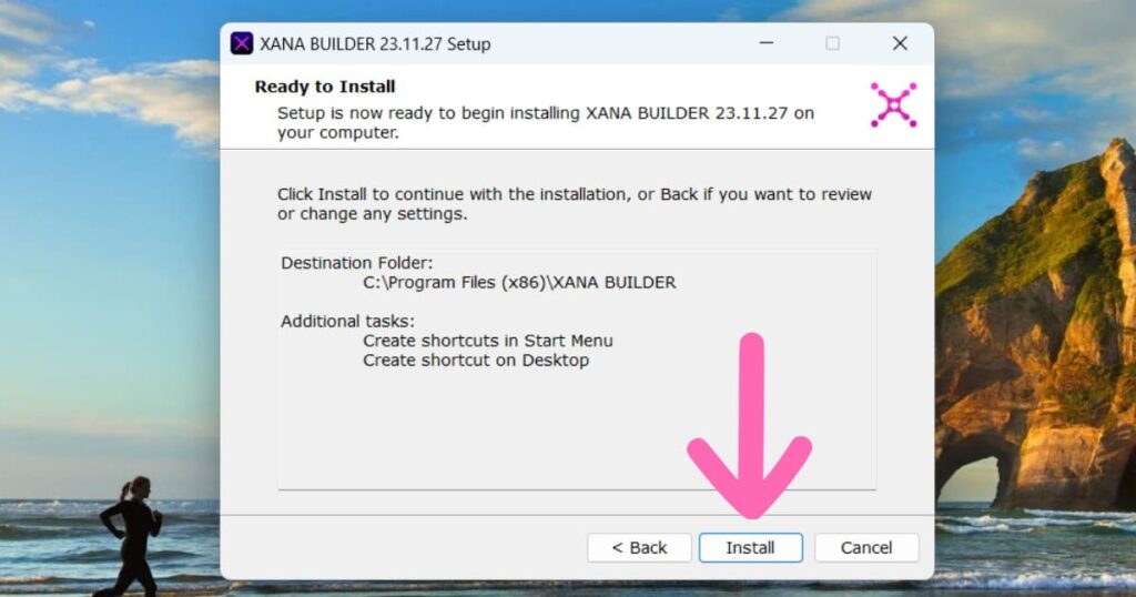 XANA BUILDER インストール