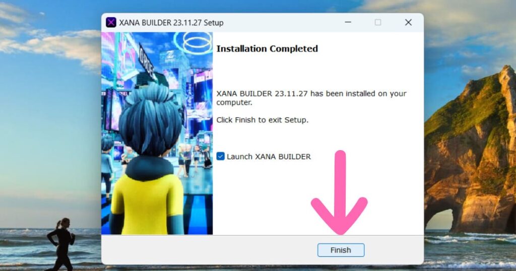 XANA BUILDER インストール